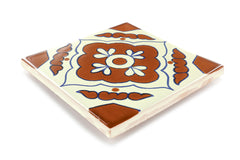 Mexican Talavera Ceramic Decorative Tile: Toledo
