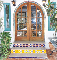 Mexican Talavera Ceramic Decorative Tile: Toledo