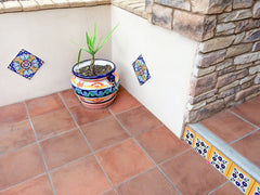 Mexican Talavera Ceramic Decorative Tile:  Romanesco