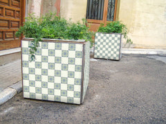 Mexican Talavera Ceramic Solid Tile: Mexican White