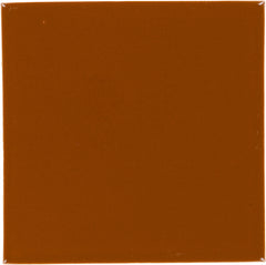 Mexican Talavera Ceramic Solid Tile: Rust