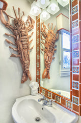 Mexican Talavera Ceramic Solid Tile: Rust
