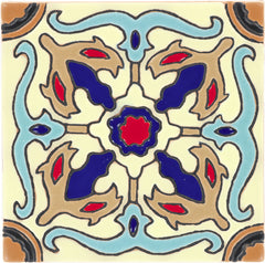 Santa Barbara Ceramic Decorative Tile: Venice