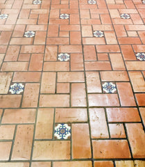 Santa Barbara Ceramic Decorative Tile: Rosario