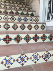 Santa Barbara Ceramic Decorative Tile: Rosario