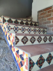 Santa Barbara Ceramic Decorative Tile: Rosario