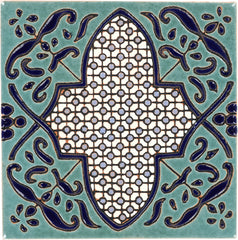 Santa Barbara Ceramic Decorative Tile: Giralda Gloss