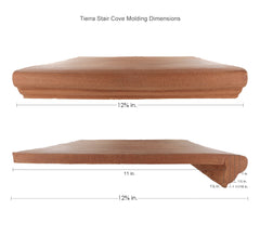 12.375 x 12.375 Stair Cove Molding - Tierra High-Fired Floor Tile