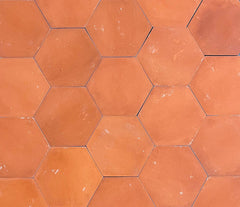 8.5 x 8.5 Hexagon Tierra High-Fired Floor Tile