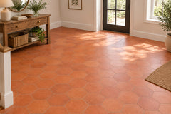 8.5 x 8.5 Hexagon Tierra High-Fired Floor Tile