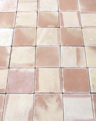 8.5 x 8.5 Unsealed Super Saltillo Round Edges - Floor Tile