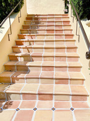 11.5 Sealed Stair Tread - Saltillo Floor Tile