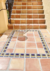 11.5 Sealed Stair Tread - Saltillo Floor Tile