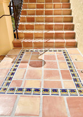 11.5 x 11.5 Sealed Super Saltillo Round Edges - Floor Tile