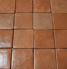 8.125 x 8.125 Sealed Spanish Mission Red - Floor Tile