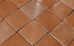 8.125 x 8.125 Sealed Spanish Mission Red - Floor Tile