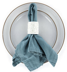White Cotton - Napkin Holder Ring