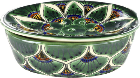 Green Peacock - Soap Dish