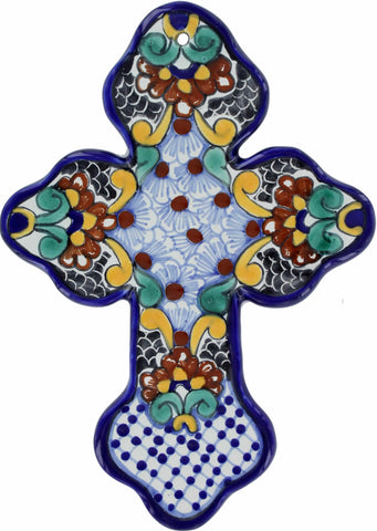 Floral N.3 - Ceramic Cross