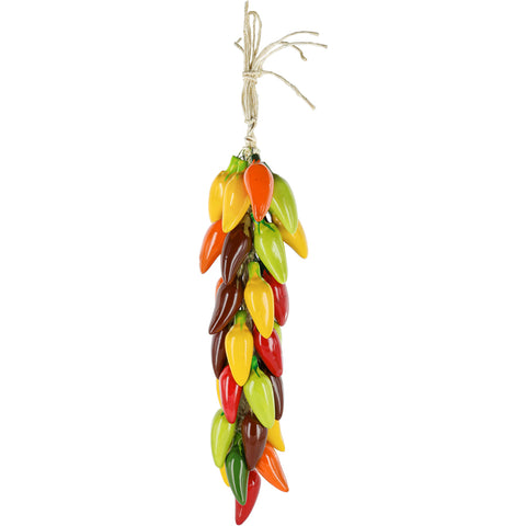 Multicolor Jalapeno Chili - Ceramic Ristra
