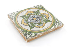 Siena Ceramic Decorative Tile: Carpineta