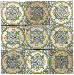 Siena Ceramic Decorative Tile: Carpineta