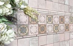 Siena Ceramic Decorative Tile: Vincenti
