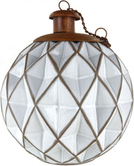 Diamond White - Table Torch with Copper Top