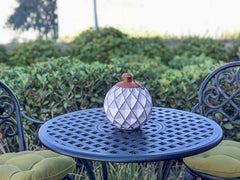 Diamond White - Table Torch with Copper Top