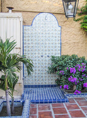 Mexican Talavera Ceramic Decorative Tile: Bouquet