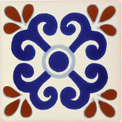 Mexican Talavera Ceramic Decorative Tile: Zacatecas