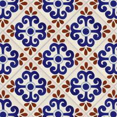 Mexican Talavera Ceramic Decorative Tile: Zacatecas