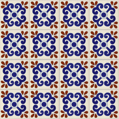 Mexican Talavera Ceramic Decorative Tile: Zacatecas