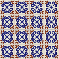 Mexican Talavera Ceramic Decorative Tile: Zacatecas