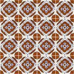 Mexican Talavera Ceramic Decorative Tile: Toledo