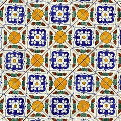 Mexican Talavera Ceramic Decorative Tile: Guadalajara