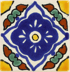 Mexican Talavera Ceramic Decorative Tile: Guadalajara