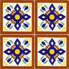 Mexican Talavera Ceramic Decorative Tile: San Angel