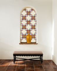 Mexican Talavera Ceramic Decorative Tile: TC Ville