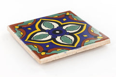 Mexican Talavera Ceramic Decorative Tile: Livorno