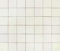Mexican Talavera Ceramic Solid Tile: Mexican White