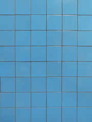 Mexican Talavera Ceramic Solid Tile: Turquoise