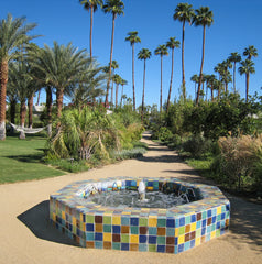 Mexican Talavera Ceramic Solid Tile: Turquoise