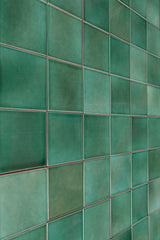 Mexican Talavera Ceramic Solid Tile: Verde Hoja