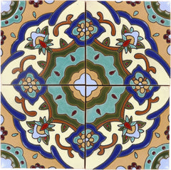 Santa Barbara Ceramic Decorative Tile: Santa Barbara