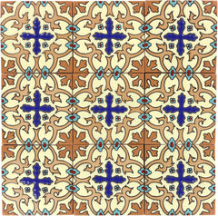 Santa Barbara Ceramic Decorative Tile: Cordova