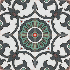 Santa Barbara Ceramic Decorative Tile: Alba 2