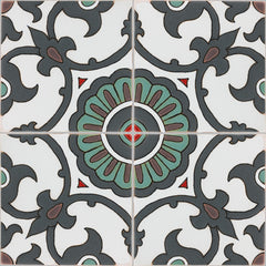 Santa Barbara Ceramic Decorative Tile: Alba 2