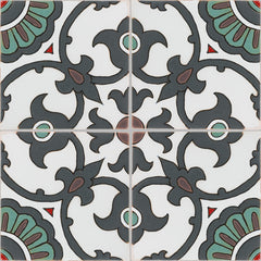 Santa Barbara Ceramic Decorative Tile: Alba 2