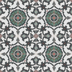 Santa Barbara Ceramic Decorative Tile: Alba 2